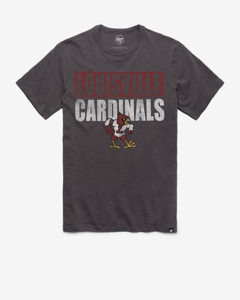 LOUISVILLE CARDINALS VINTAGE GRIT VINTAGE '47 SCRUM TEE