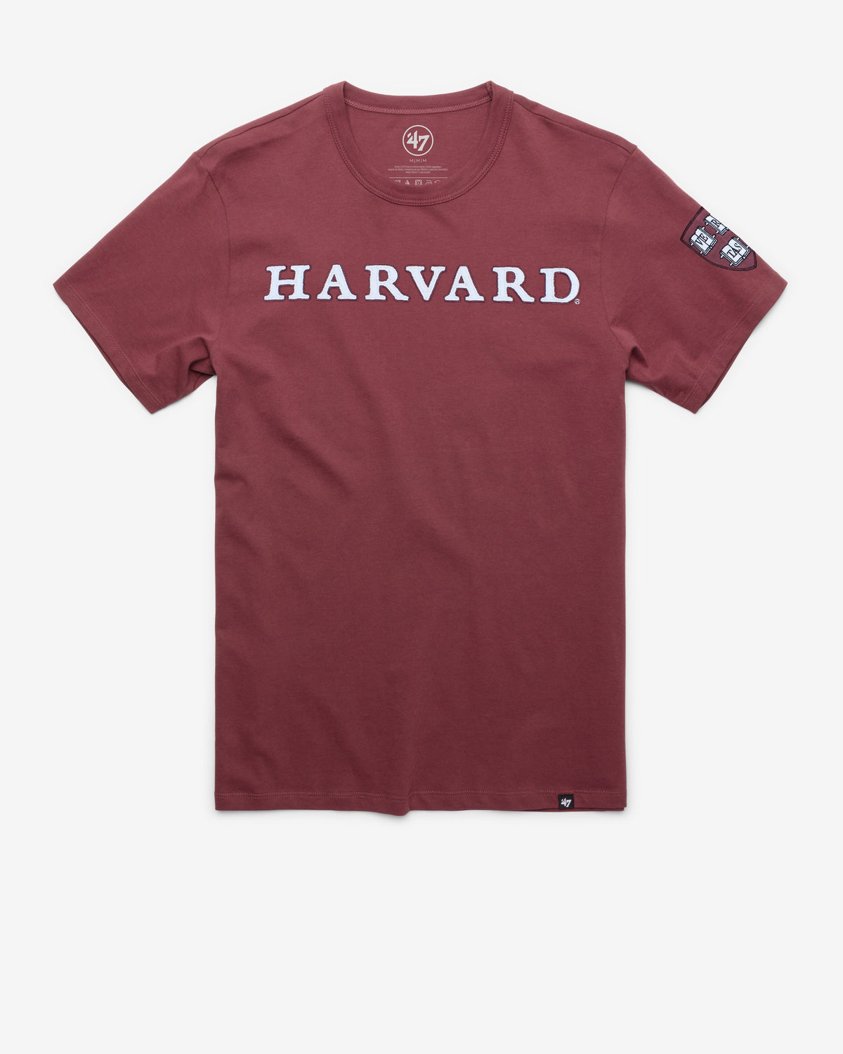 HARVARD CRIMSON '47 FRANKLIN FIELDHOUSE TEE
