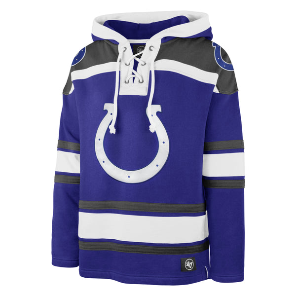 Indianapolis Colts Apparel Fleece Lacer Hood '47