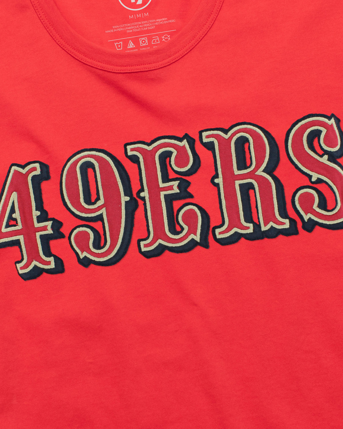 SAN FRANCISCO 49ERS '47 FRANKLIN FIELDHOUSE TEE