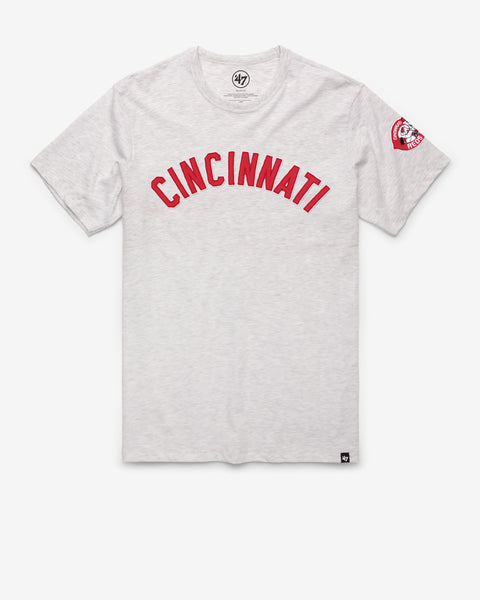 【house on the hill】S/S Tee (Red Check) Cincinnati Reds Apparel | Classic Franklin Fieldhouse Tee | '47