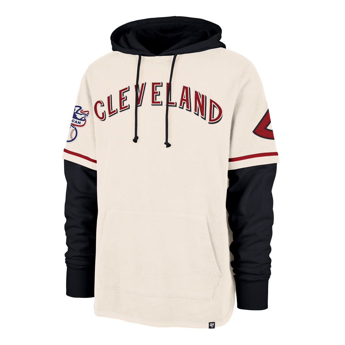 CLEVELAND GUARDIANS COOPERSTOWN TRIFECTA '47 SHORTSTOP PULLOVER
