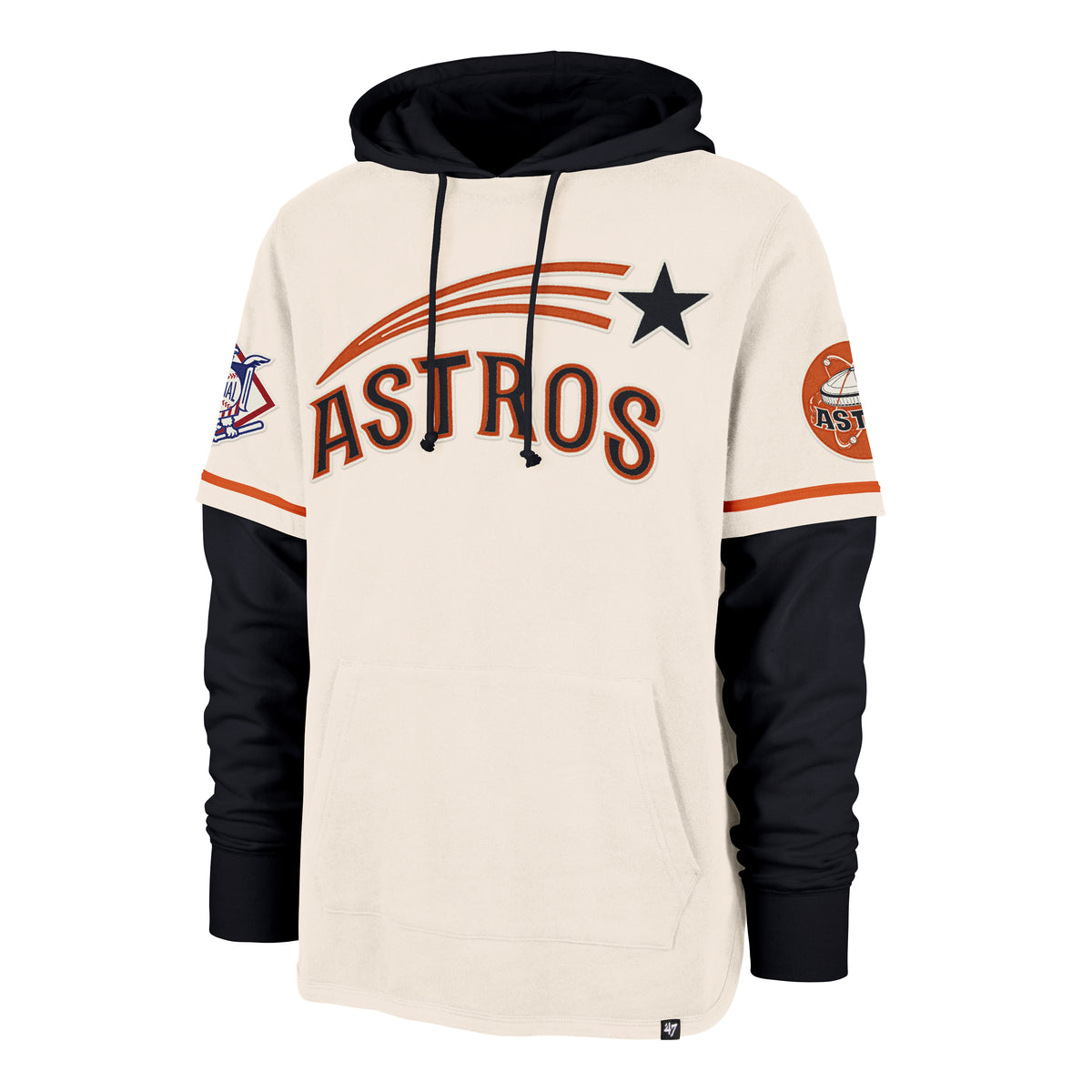 HOUSTON ASTROS COOPERSTOWN TRIFECTA '47 SHORTSTOP PULLOVER HOOD