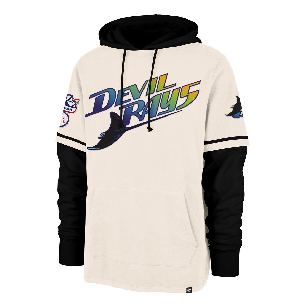 TAMPA BAY RAYS COOPERSTOWN TRIFECTA '47 SHORTSTOP PULLOVER HOOD