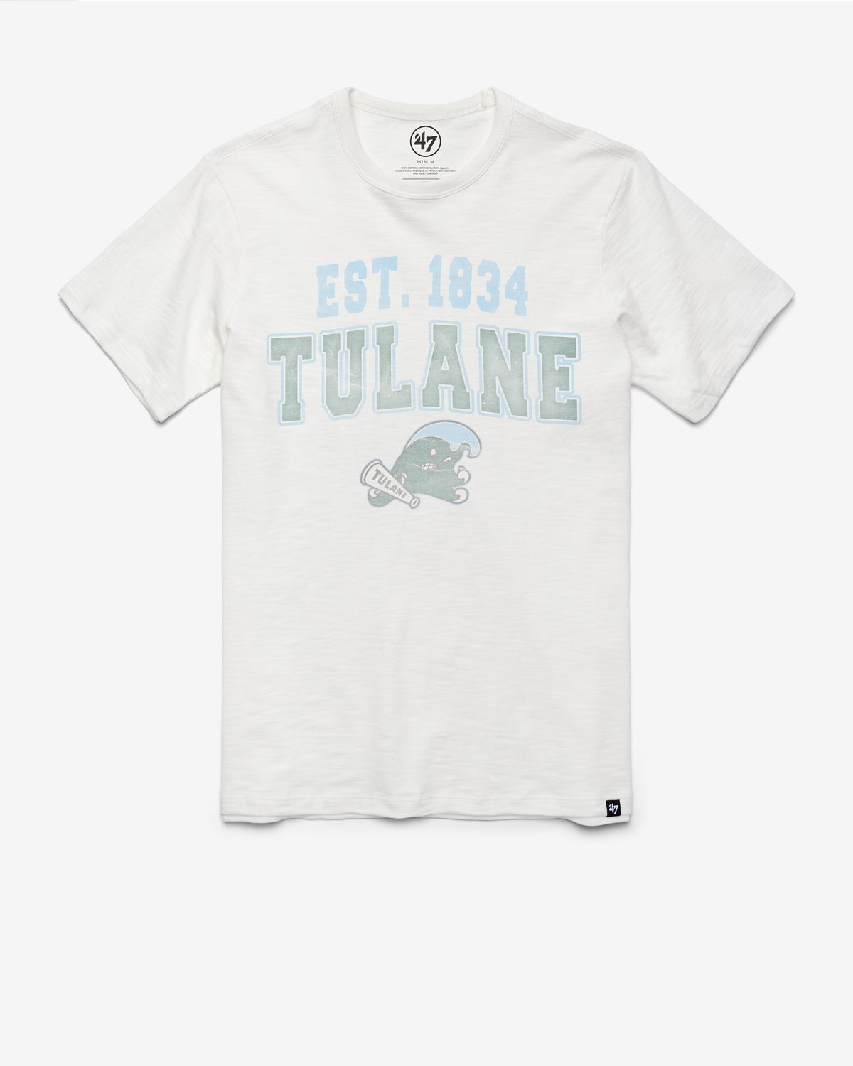 TULANE GREEN WAVE STADIUM WAVE '47 SCRUM TEE