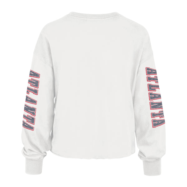 47 Brand / Women's Chicago Cubs Gray Parkway Long Sleeve T-Shirt