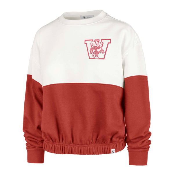 Wisconsin Badgers Apparel Women's Fleece Crew '47