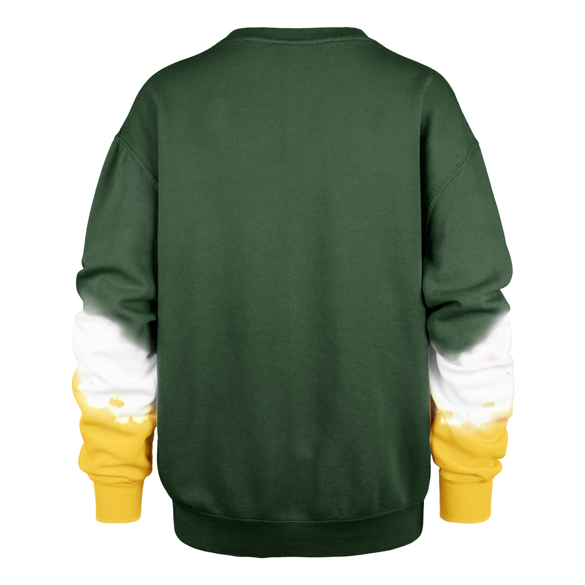 GREEN BAY PACKERS SLEEVE DYE '47 BOYFRIEND CREW WOMENS
