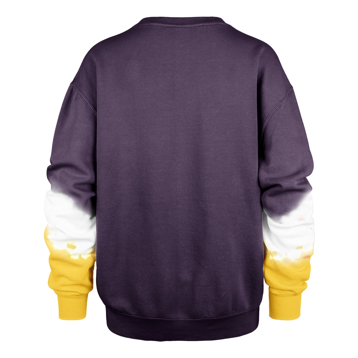 LOUISIANA STATE TIGERS LSU VINTAGE SLEEVE DYE '47 BOYFRIEND CREW WOMENS