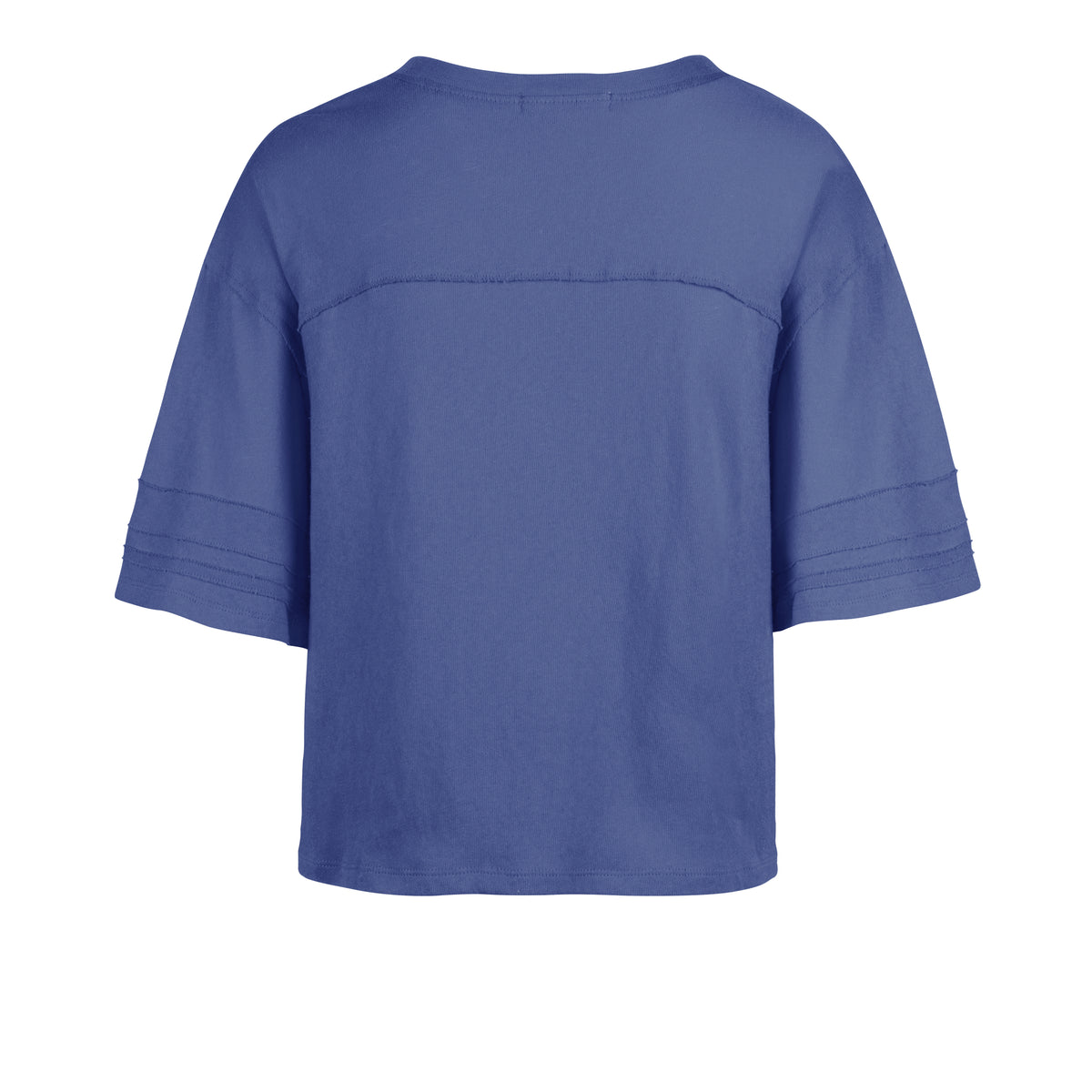 KANSAS JAYHAWKS VINTAGE HALF MOON '47 STEVIE CROP TEE WOMENS