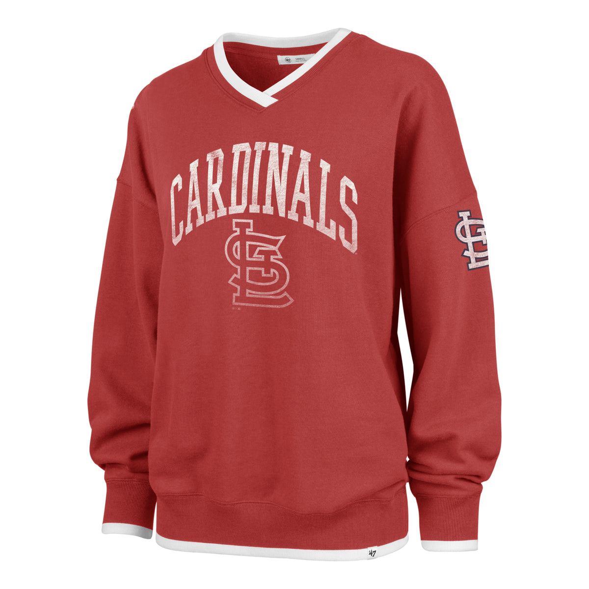 ST. LOUIS CARDINALS COOPERSTOW WAX PACK DAZE EIGHTIES '47 PULLOVER WOMENS