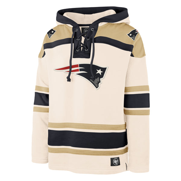 New England Patriots Apparel Fleece Lacer Hood '47