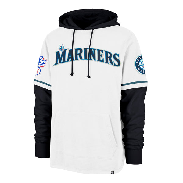 47 Seattle Mariners Home White Shortstop Hoodie Medium