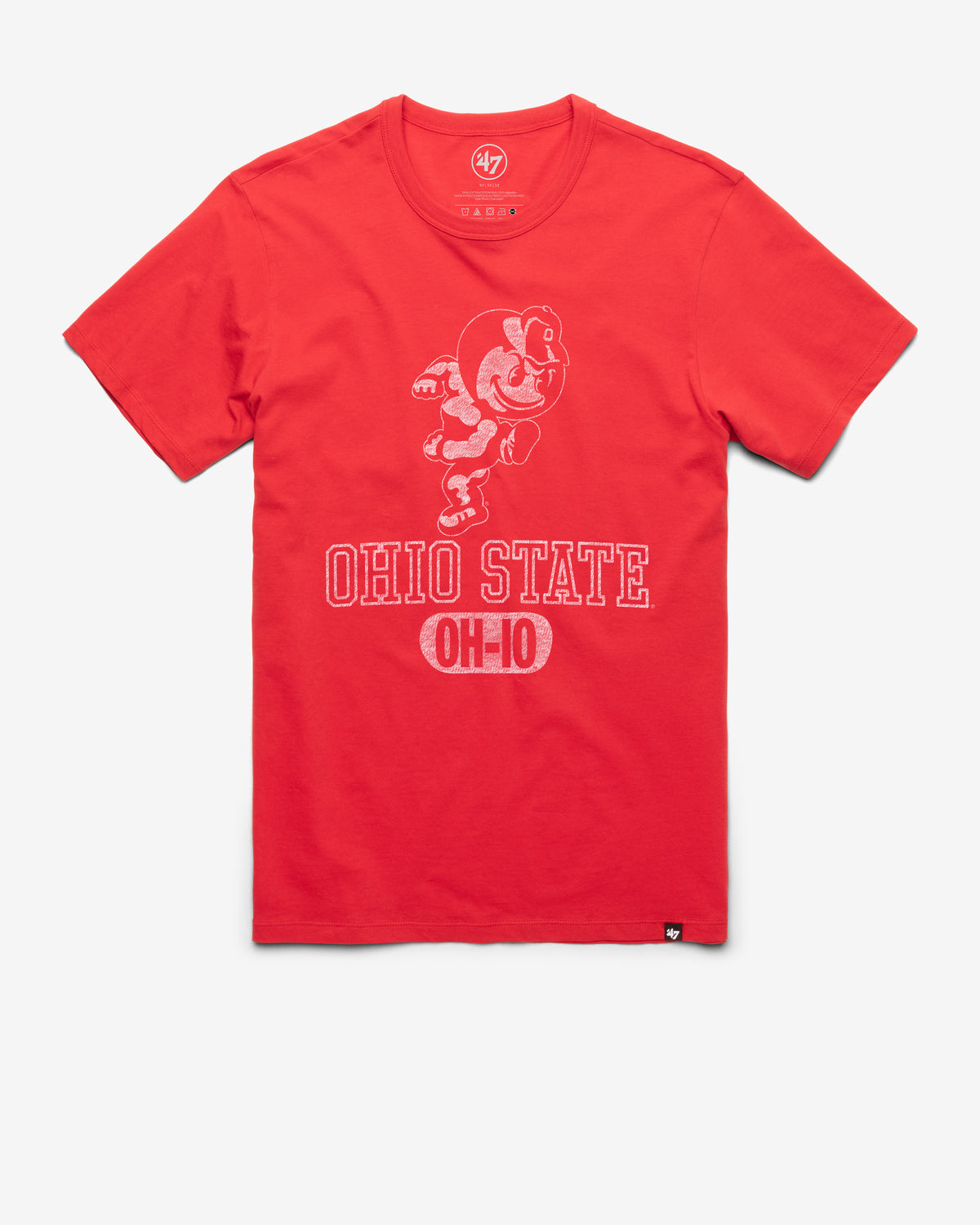 OHIO STATE BUCKEYES VINTAGE HAGEN '47 FRANKLIN TEE