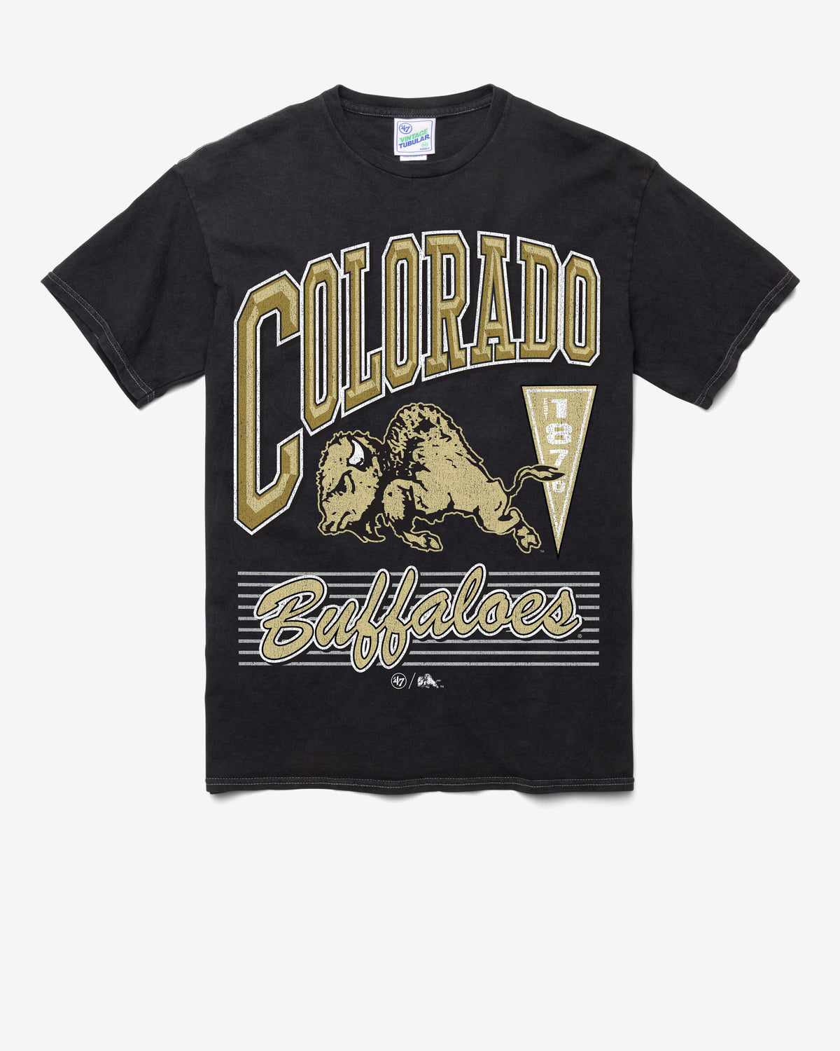 COLORADO BUFFALOES LOCKER VINTAGE '47 TUBULAR TEE