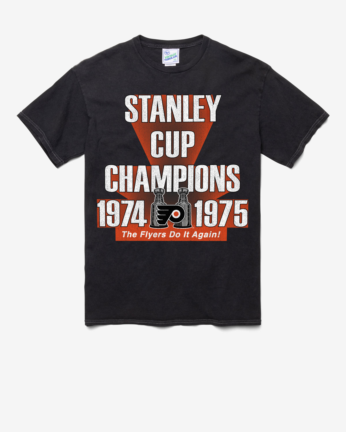 PHILADELPHIA FLYERS VINTAGE STANLEY LOCKER VINTAGE '47 TUBULAR TEE