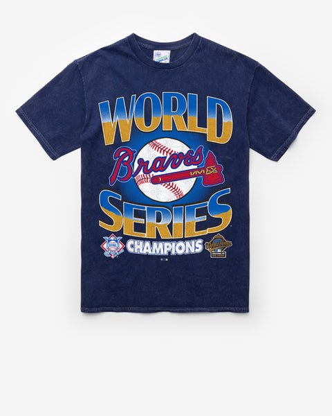 Atlanta Braves Vinatge 90s Champs World Series MLB T-Shirt Vintage Men Gift  Tee