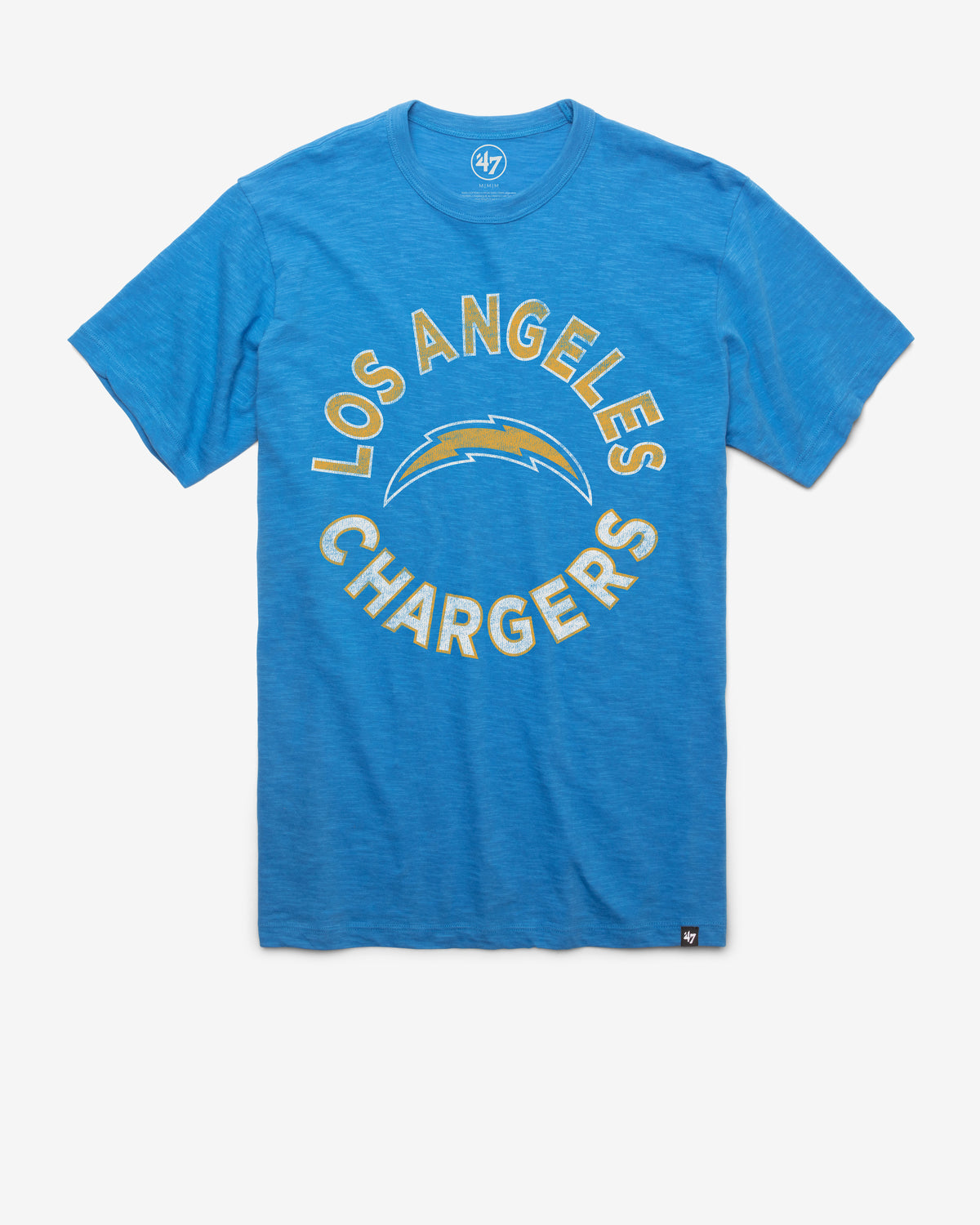LOS ANGELES CHARGERS ROUNDED '47 SCRUM TEE