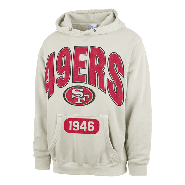 NFL San Francisco 49ers Big Logo 1946 Men's Hooded Sweater