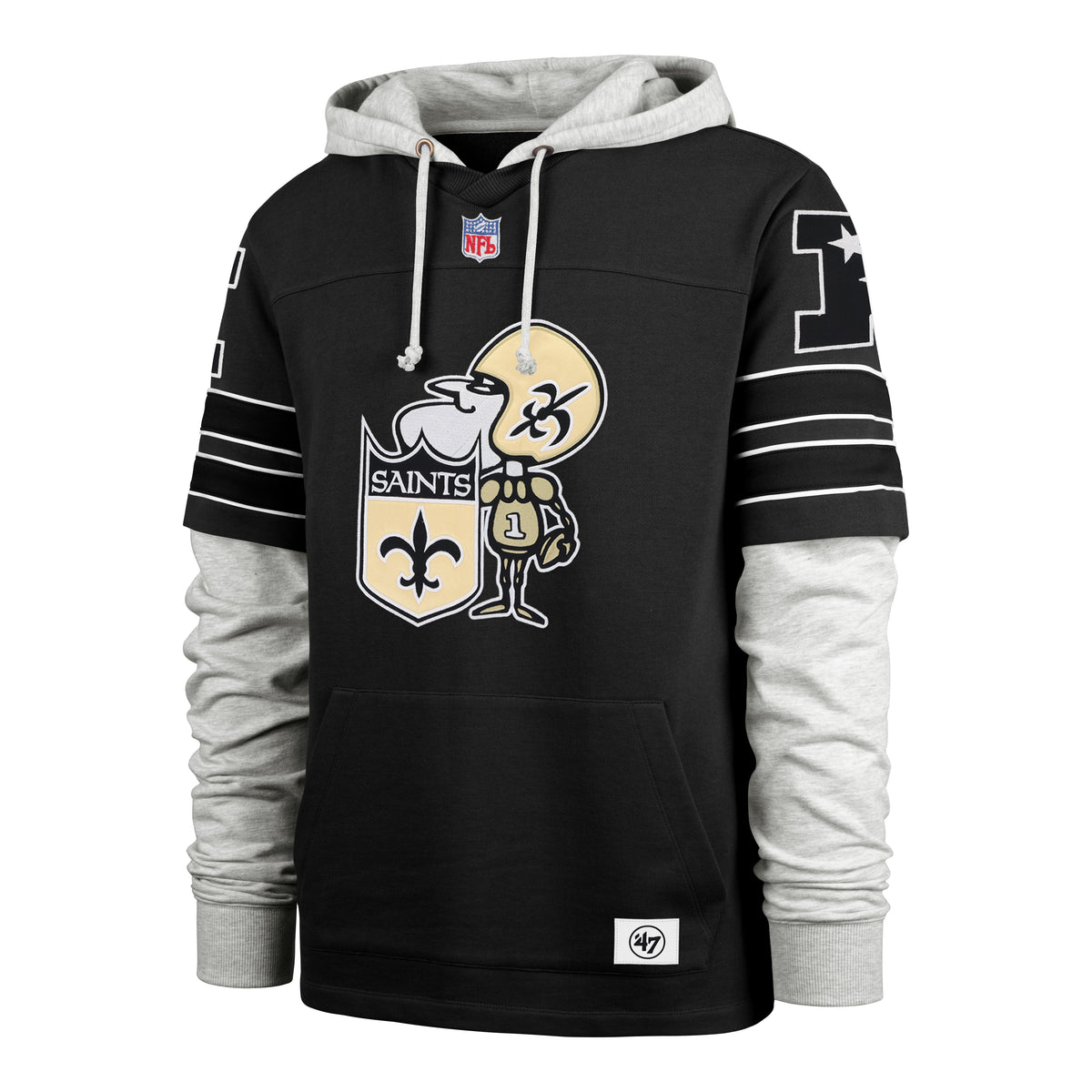 NEW ORLEANS SAINTS HISTORIC DOUBLE HEADER BLITZ '47 CORNERBACK LACER