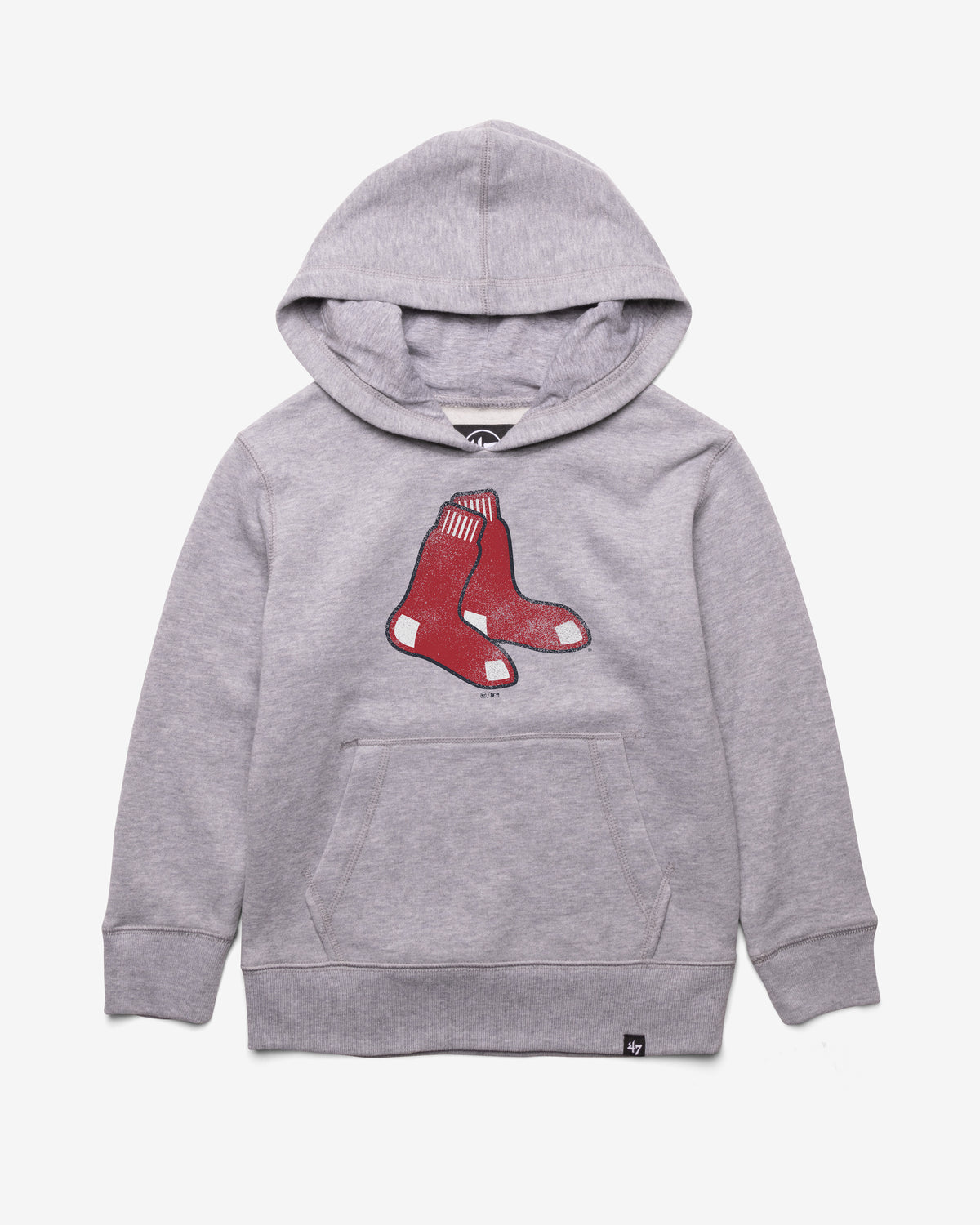 BOSTON RED SOX DISTRESSED IMPRINT '47 HEADLNE HOOD KIDS