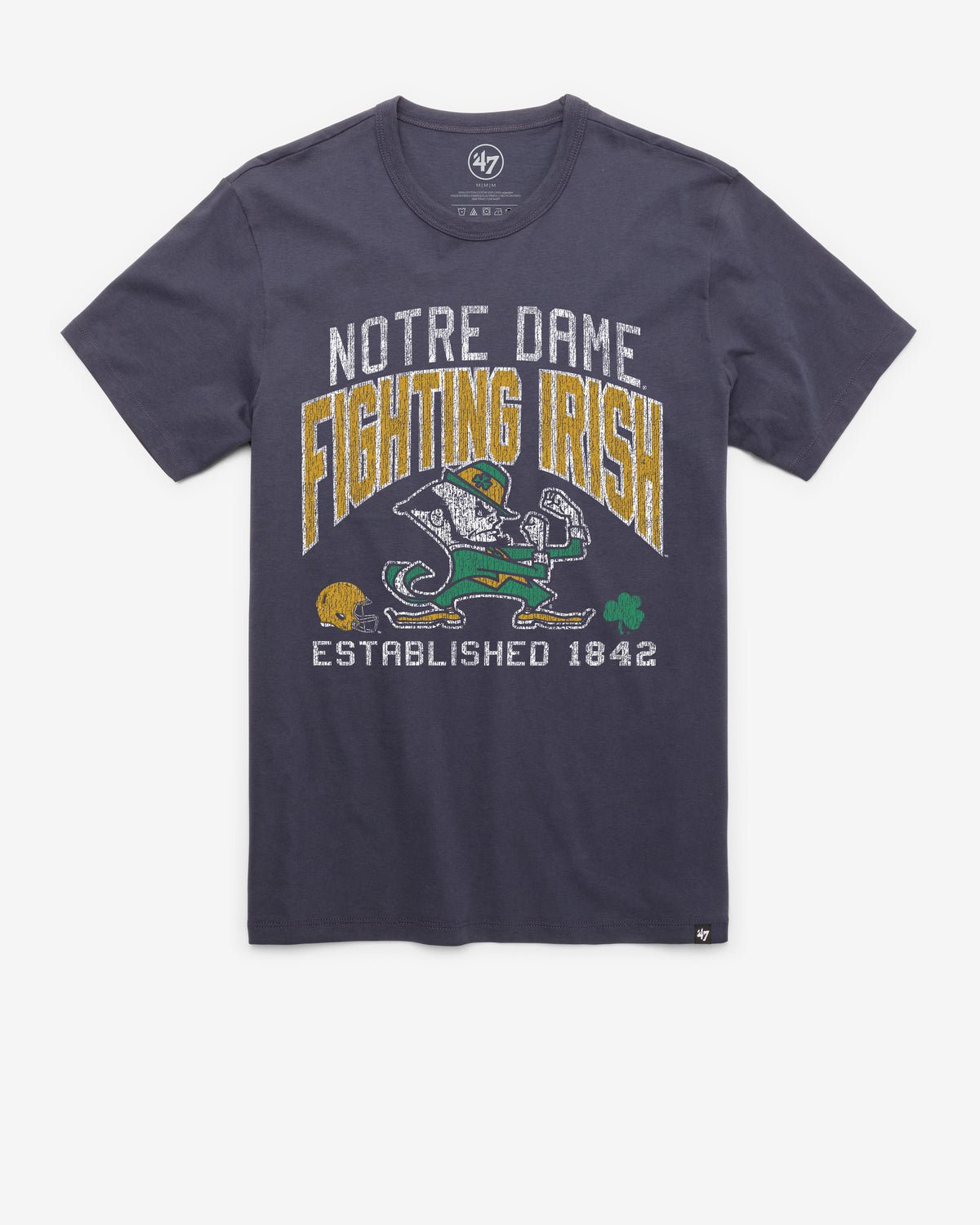 NOTRE DAME FIGHTING IRISH TURNED UP '47 FRANKLIN TEE