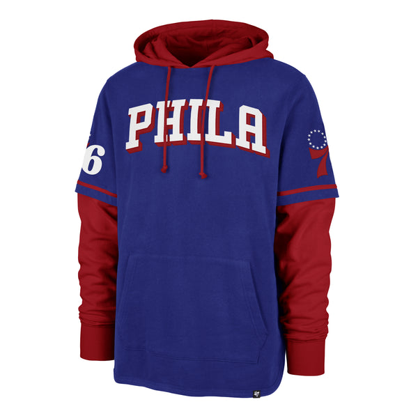 Philadelphia 76ers Apparel | Fleece Shortstop Hood | '47