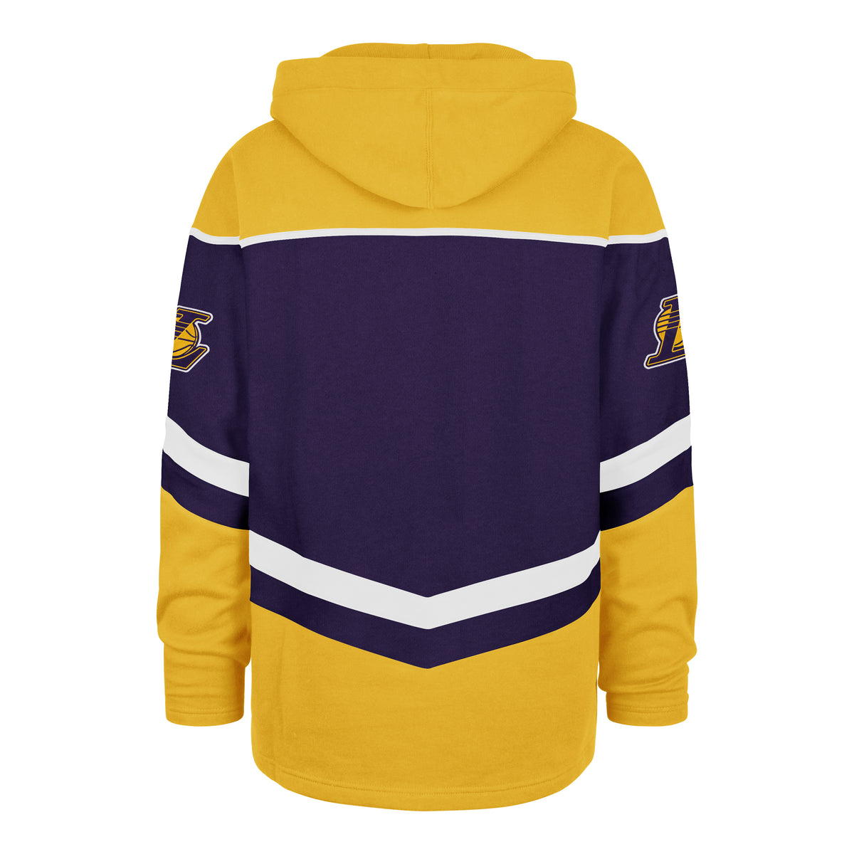 LOS ANGELES LAKERS TRI SATIN '47 LAYUP LACER HOOD