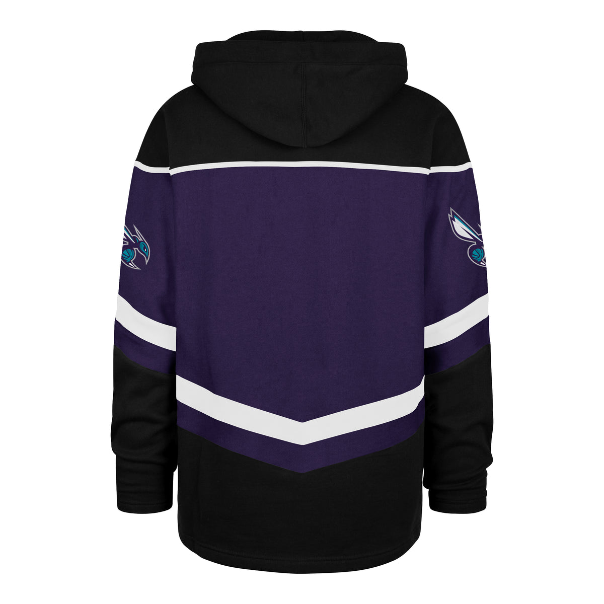 CHARLOTTE HORNETS TRI SATIN '47 LAYUP LACER HOOD