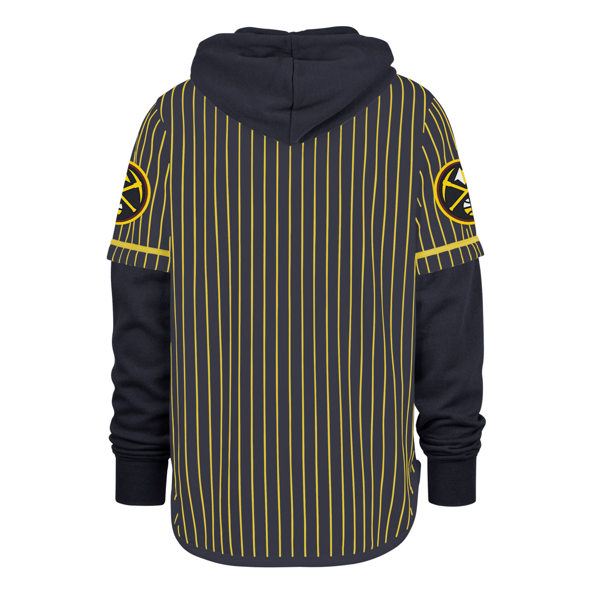 DENVER NUGGETS PINSTRIPE '47 SHORTSTOP PULLOVER HOOD