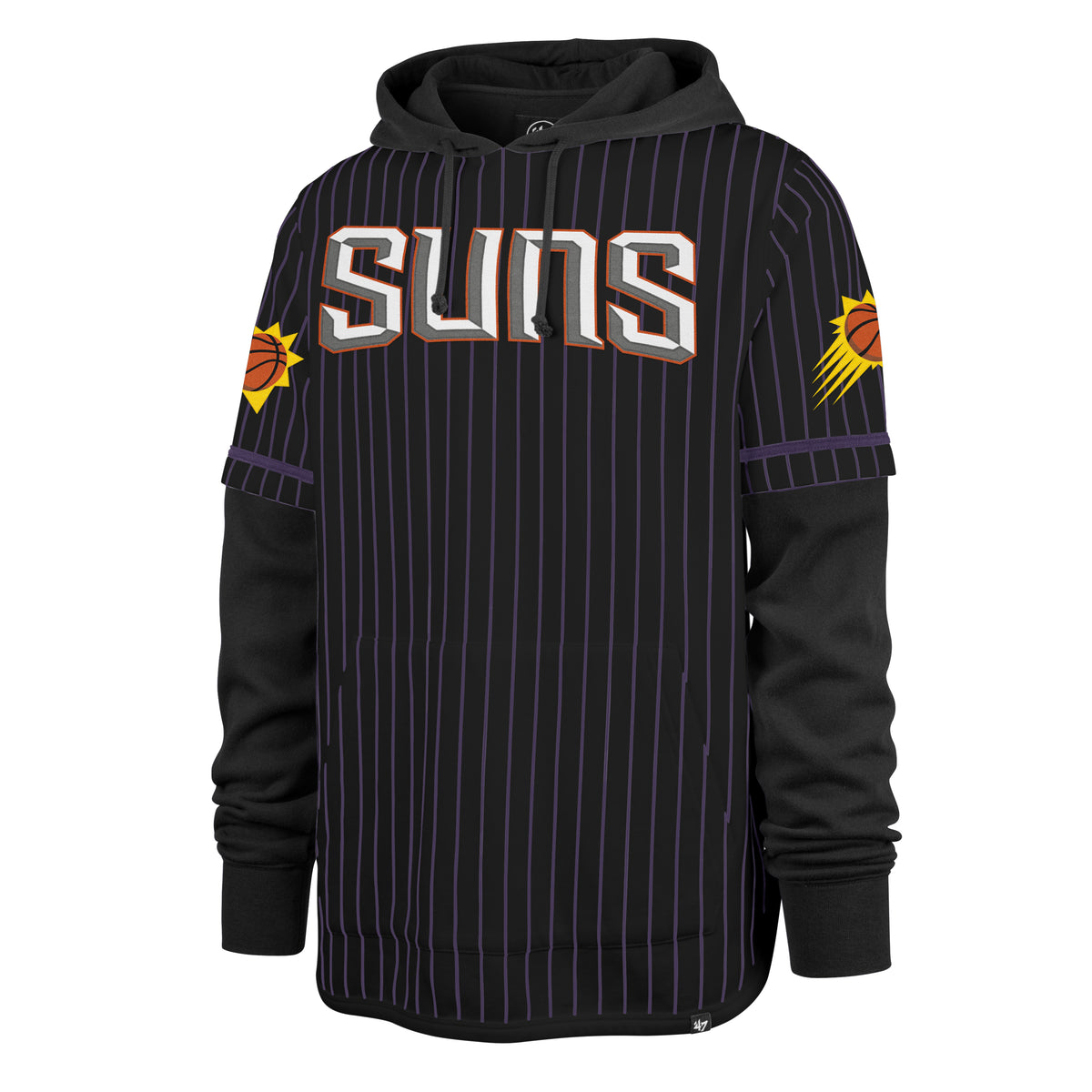 PHOENIX SUNS PINSTRIPE '47 SHORTSTOP PULLOVER HOOD