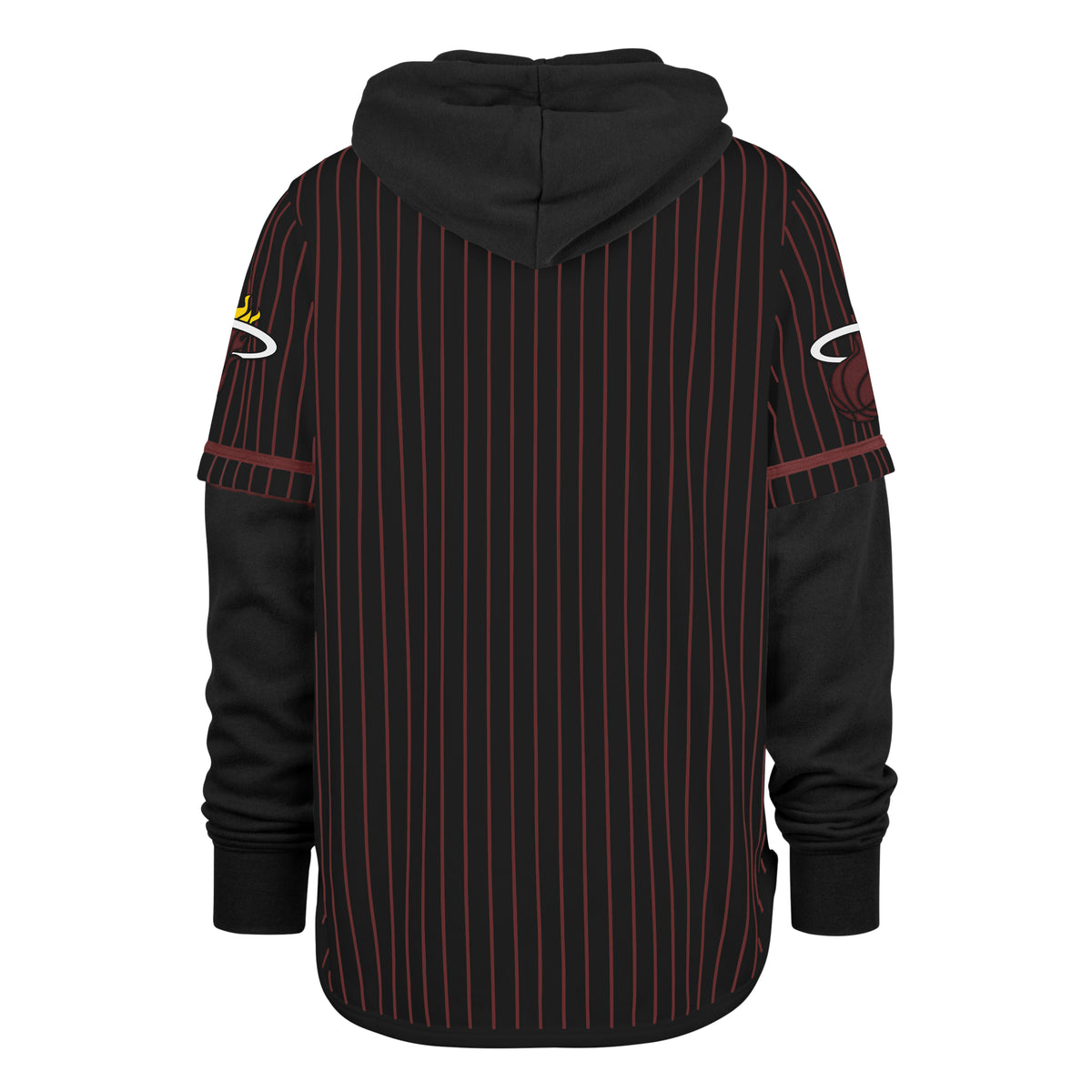 MIAMI HEAT PINSTRIPE '47 SHORTSTOP PULLOVER HOOD