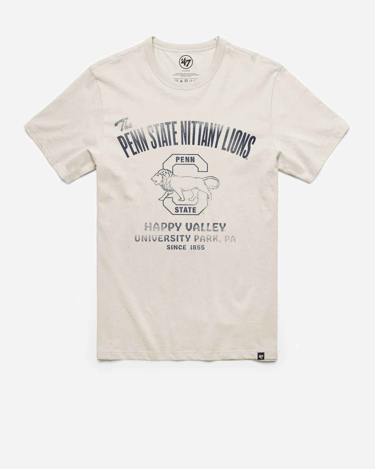PENN STATE NITTANY LIONS VINTAGE WIDE OPEN '47 FRANKLIN TEE