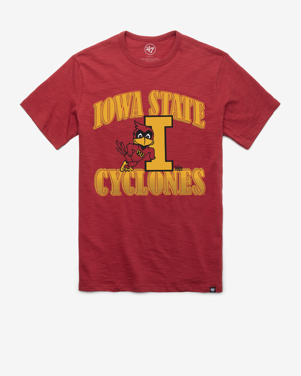 IOWA STATE CYCLONES VINTAGE OVERRUN '47 SCRUM TEE
