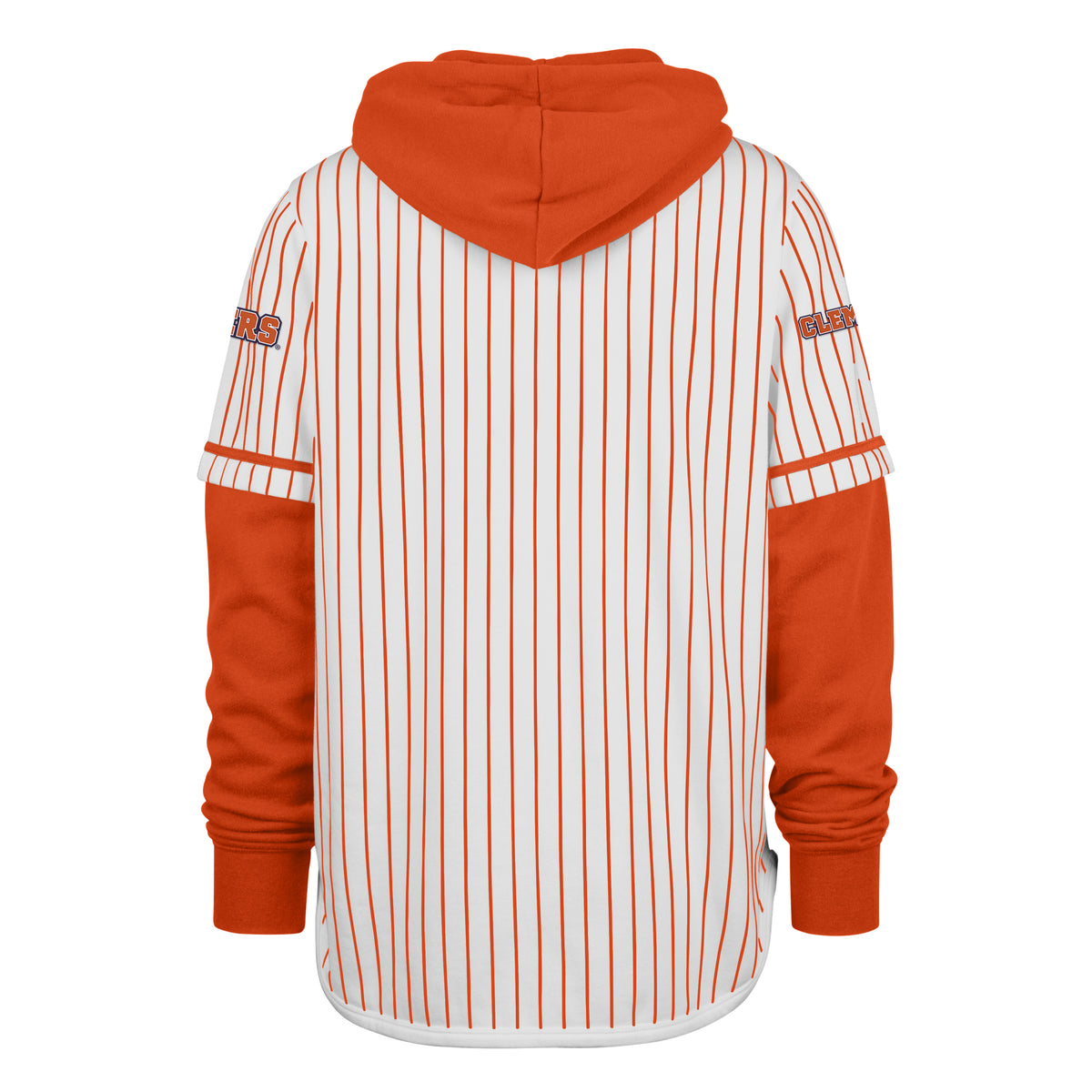 CLEMSON TIGERS PINSTRIPE '47 SHORTSTOP PULLOVER HOOD