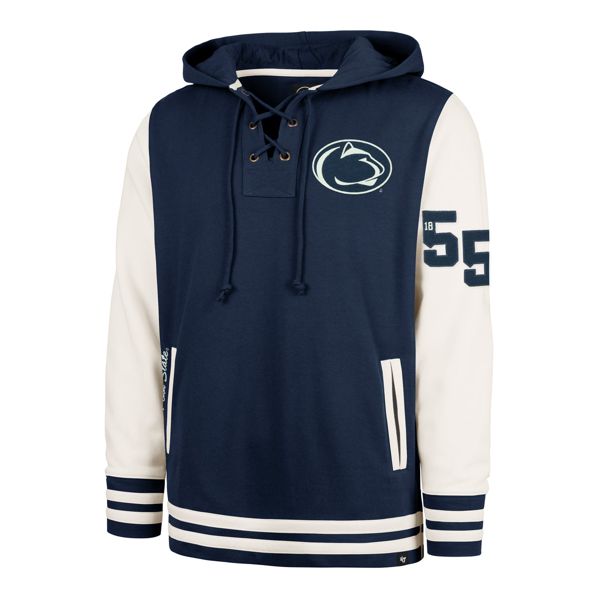 PENN STATE NITTANY LIONS LETTERMAN FIELD LATERAL '47 LACER HOOD