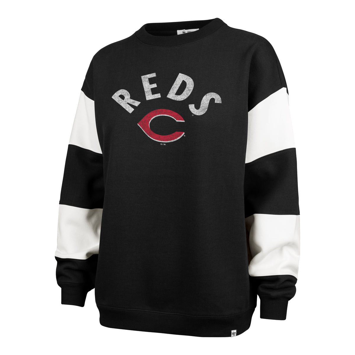 CINCINNATI REDS EEPHUS '47 BARRED CREW WOMENS