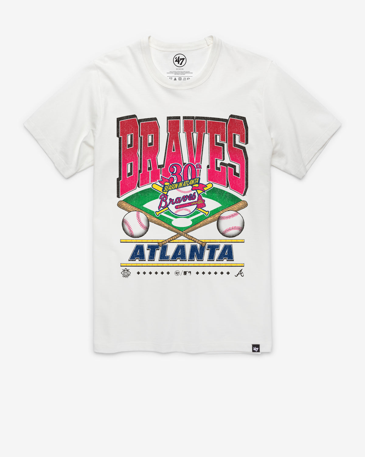 ATLANTA BRAVES STRAIGHT SHOT '47 FRANKLIN TEE