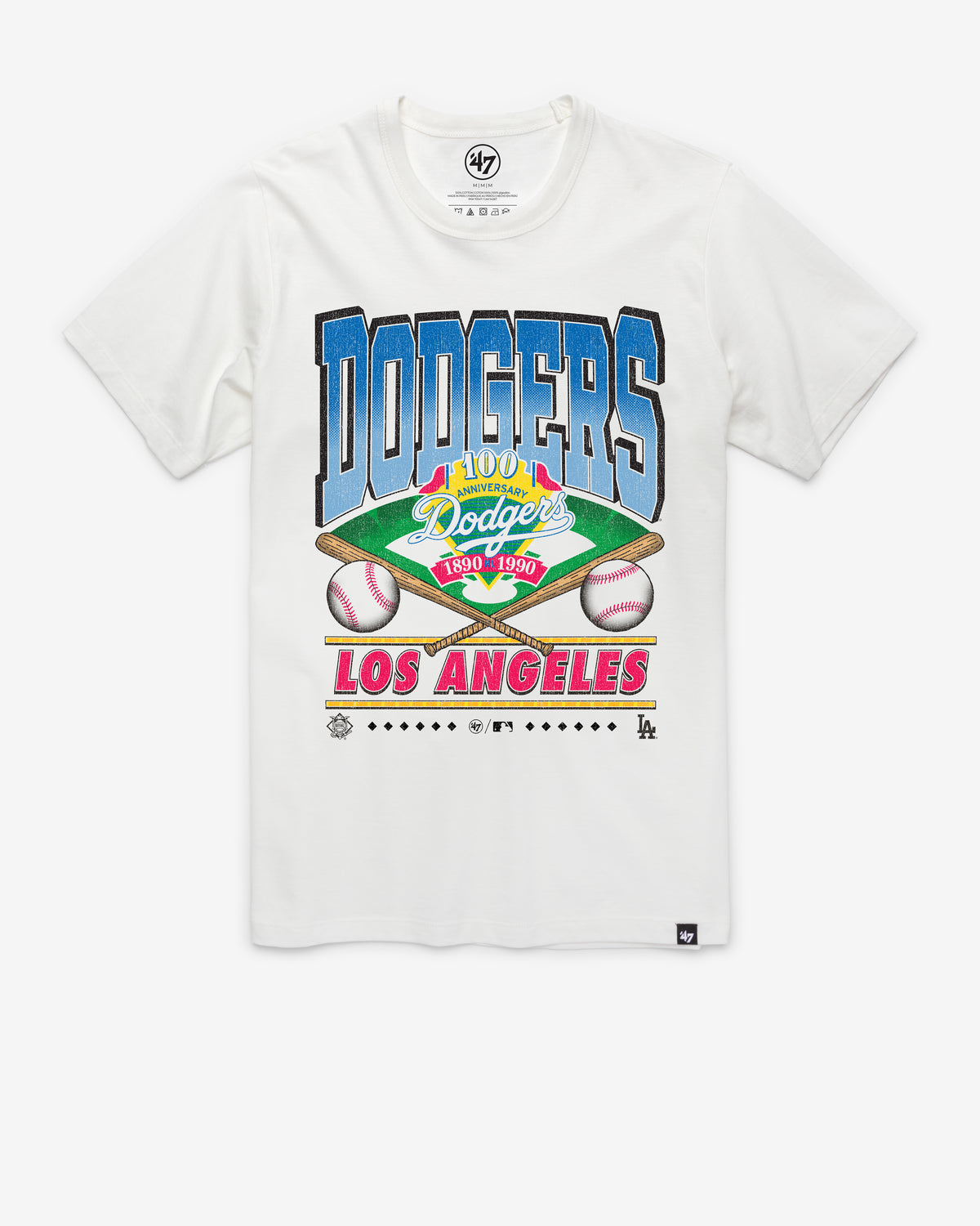 LOS ANGELES DODGERS STRAIGHT SHOT '47 FRANKLIN TEE