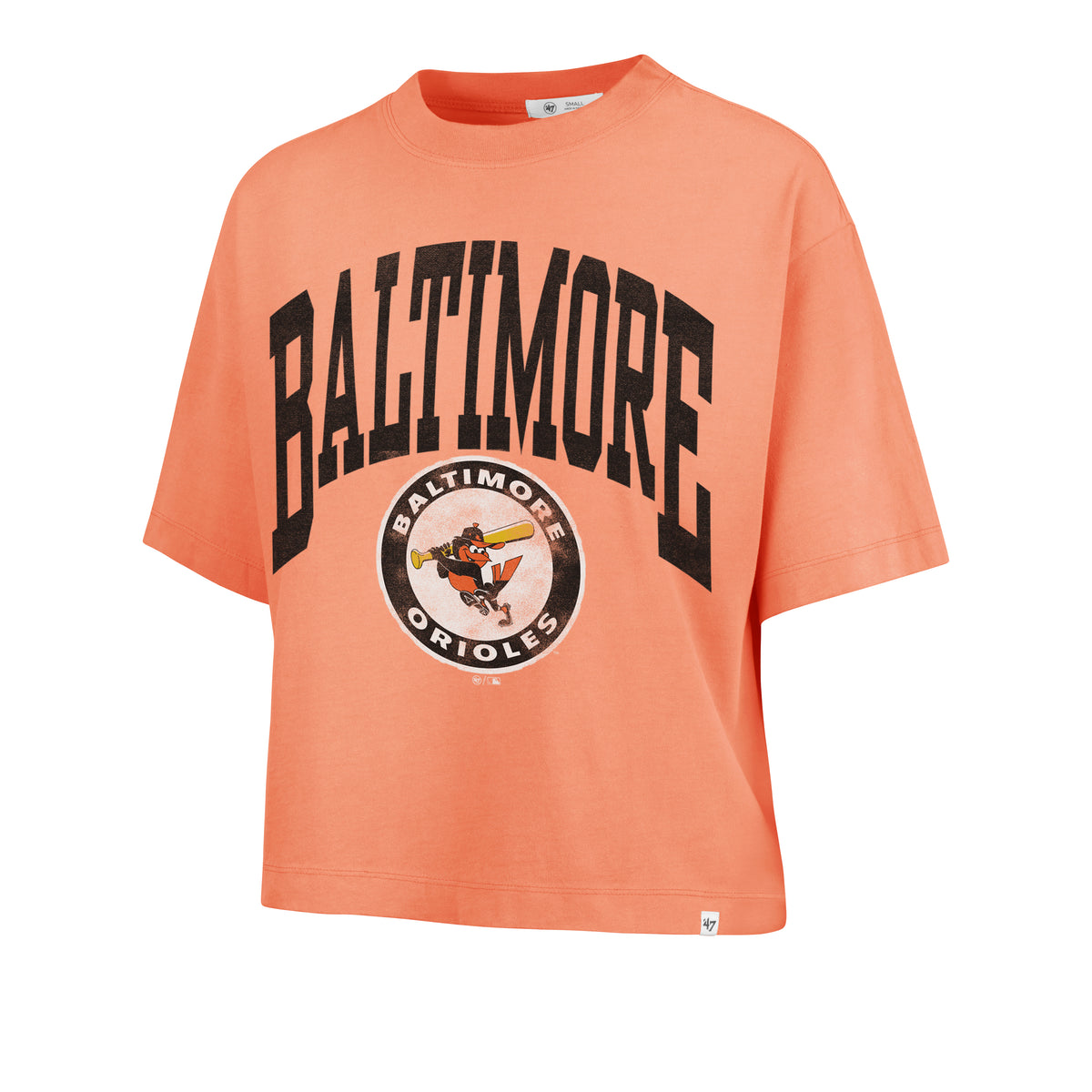 BALTIMORE ORIOLES COOPERSTOWN SHALE '47 MONTAUK CROP TEE WOMENS