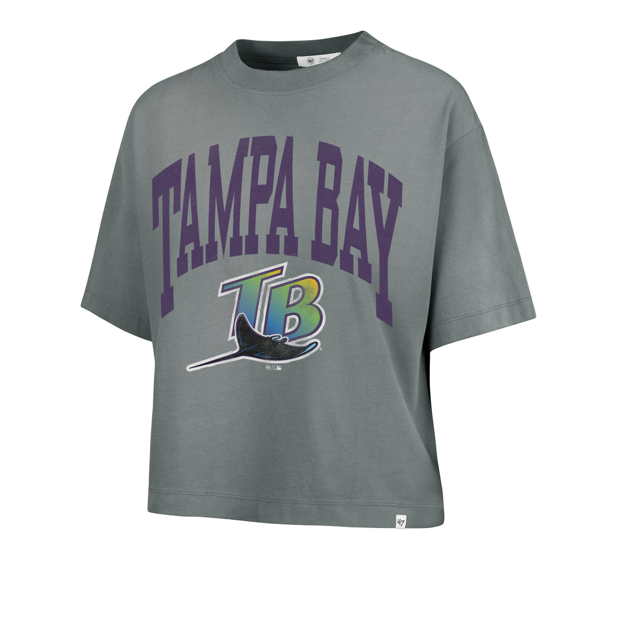 TAMPA BAY RAYS COOPERSTOWN SHALE '47 MONTAUK CROP TEE WOMENS