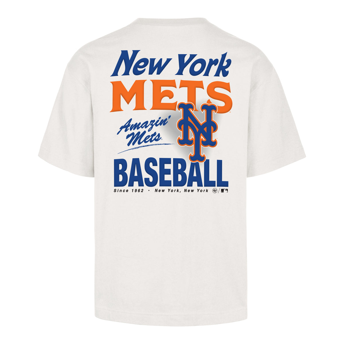 NEW YORK METS ALL FIRE '47 FOUNDATION TEE