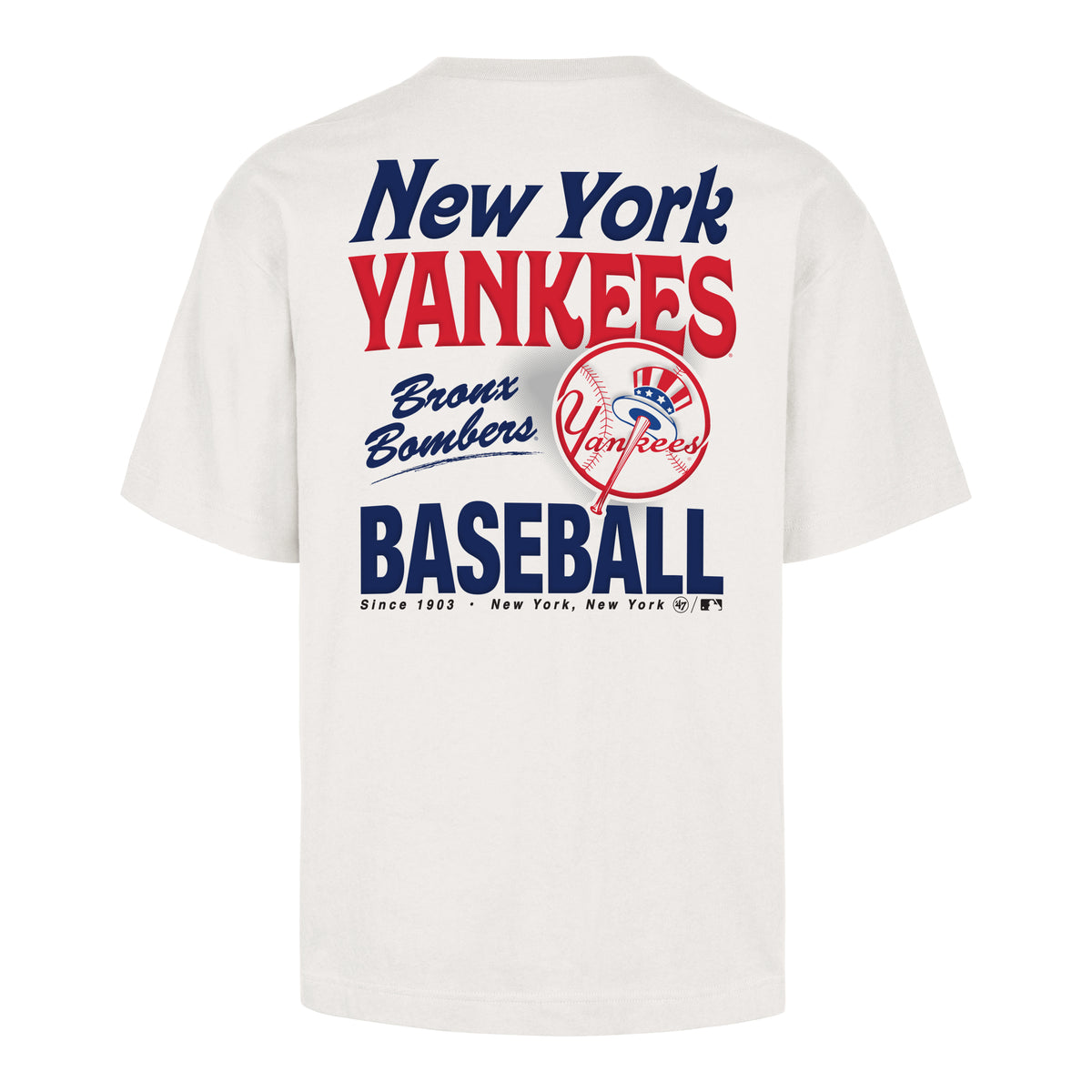 NEW YORK YANKEES ALL FIRE '47 FOUNDATION TEE