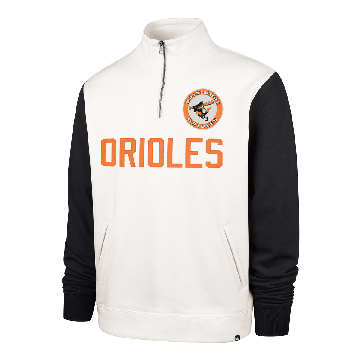 BALTIMORE ORIOLES COOPERSTOWN WINNING STREAK '47 1/4 ZIP