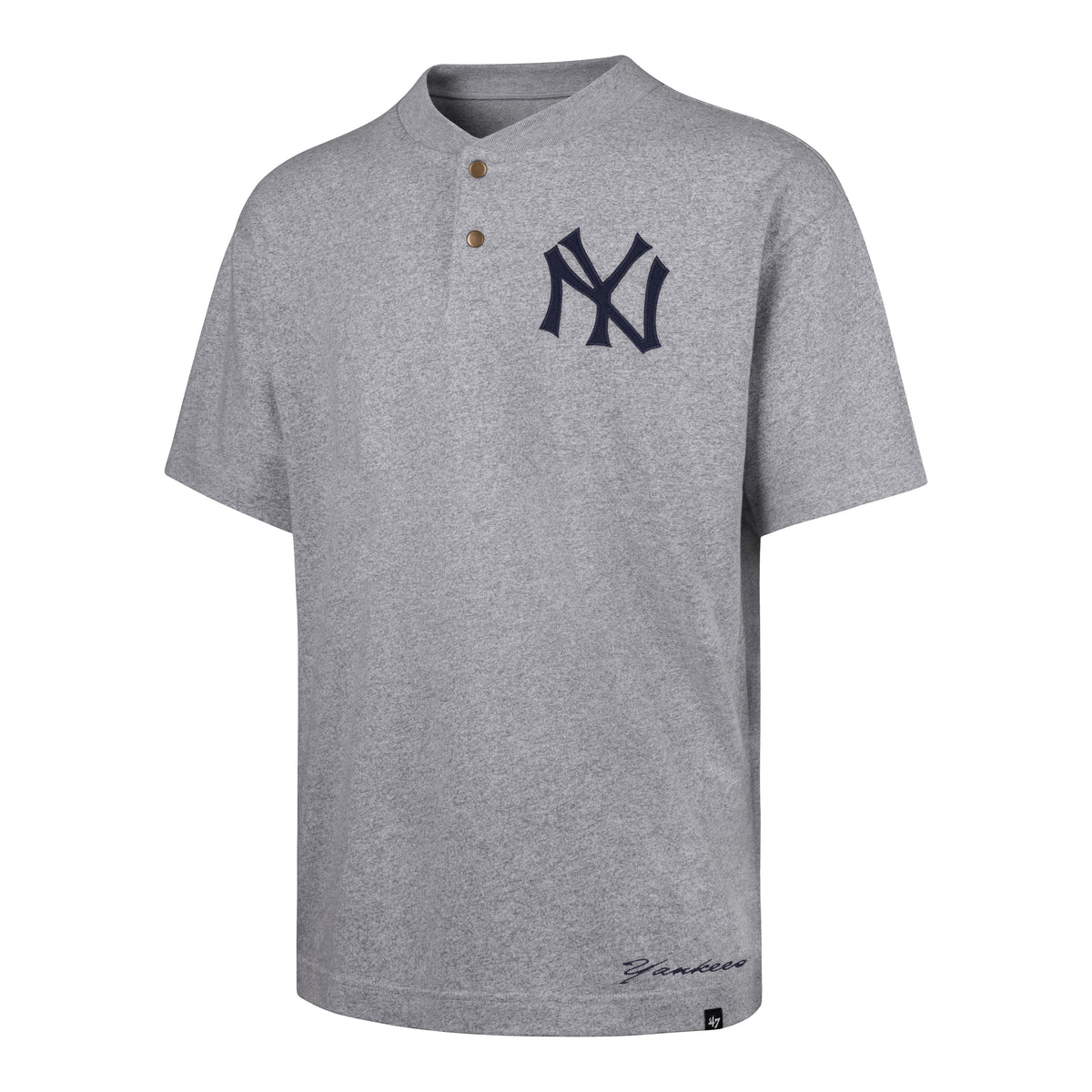 NEW YORK YANKEES COOPERSTOWN ALL FIELD FIFTIES '47 HENLEY