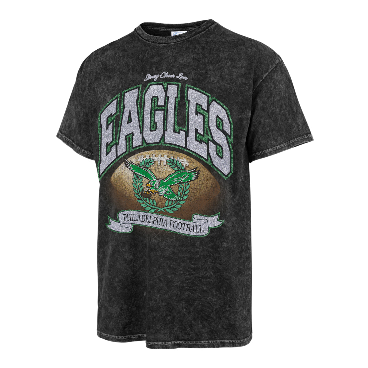 PHILADELPHIA EAGLES HISTORIC STONEY CLOVER LANE X '47 VINTAGE TUBULAR TEE