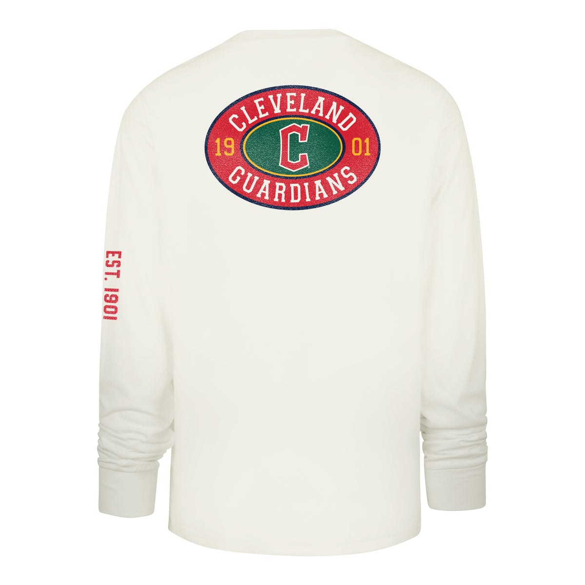 CLEVELAND GUARDIANS TIDE SWEEP MONTAUK '47 FOUNDATION LONG SLEEVE TEE