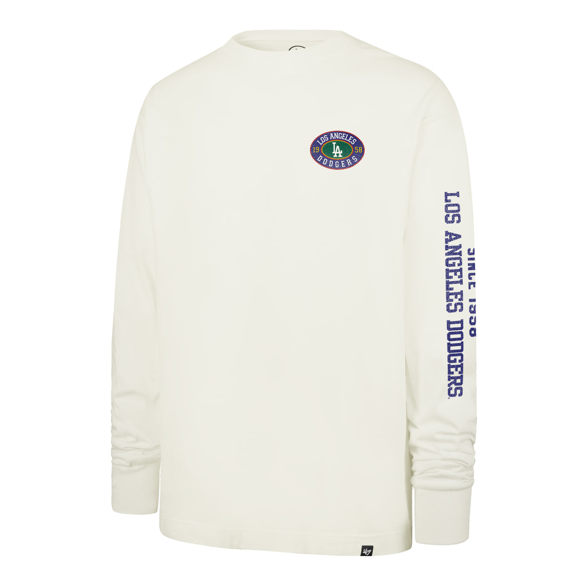 LOS ANGELES DODGERS TIDE SWEEP MONTAUK '47 FOUNDATION LONG SLEEVE TEE