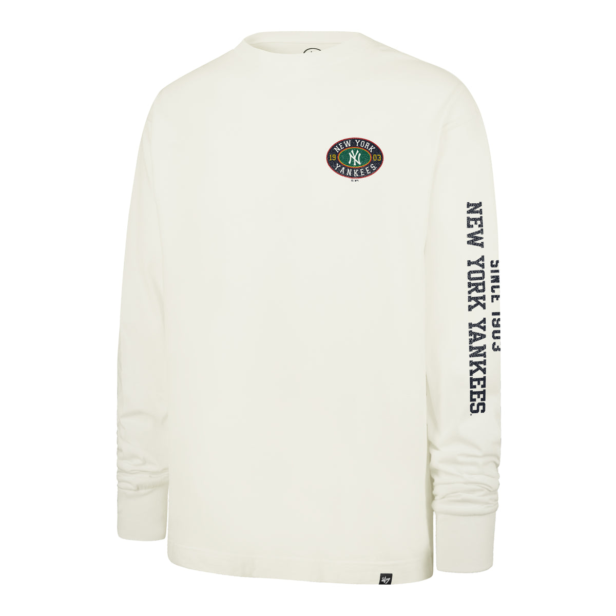 NEW YORK YANKEES TIDE SWEEP MONTAUK '47 FOUNDATION LONG SLEEVE TEE