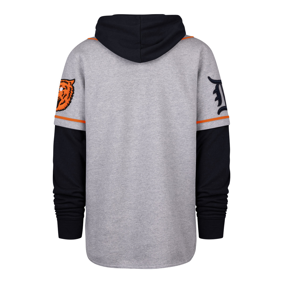 DETROIT TIGERS COOPERSTOWN GAME FELT FIFTIES '47 SHORTSTOP PULLOVER HOOD